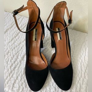 Topshop suede high heels